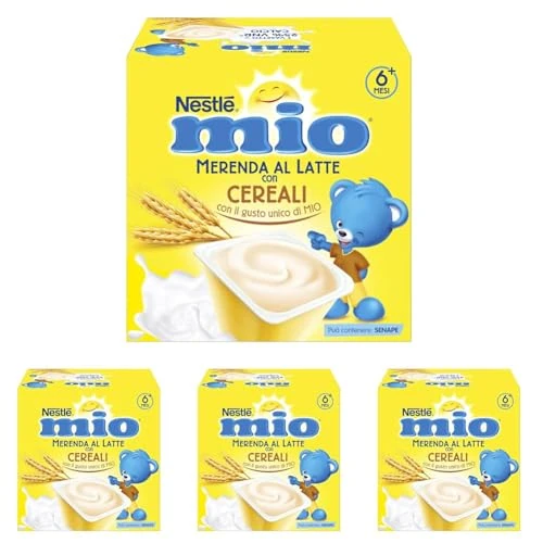 Offerta a tempo: NESTLÉ MIO Merenda al Latte Cereali, 4 Vasetti da 100 g (400 g) (Confezione da 4) - 0% da 8.76 € a 8.76 €