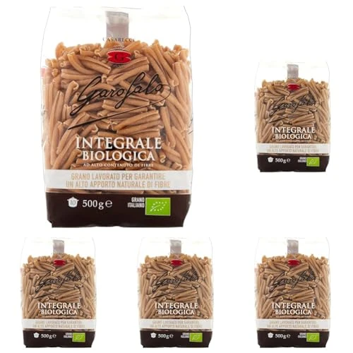 Offerta a tempo: Garofalo Pasta Integrale Casarecce, 500g (Confezione da 5) - 40% da 8.25 € a 4.95 €
