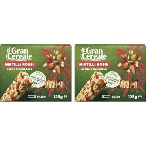 Offerta a tempo: Gran Cereale - Snack Barrette 4 Cereali Mandorle e Mirtilli Rossi — 38% da 6,98 € a 4,30 €