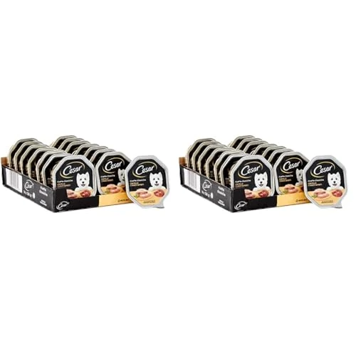 Offerta a tempo: Cesar Ricette Classiche Cibo per Cane, con Pollo e Manzo Saporiti, 150 g, 14 Vaschette (Confezione da 2) - 24% da 32.58 € a 24.92 €