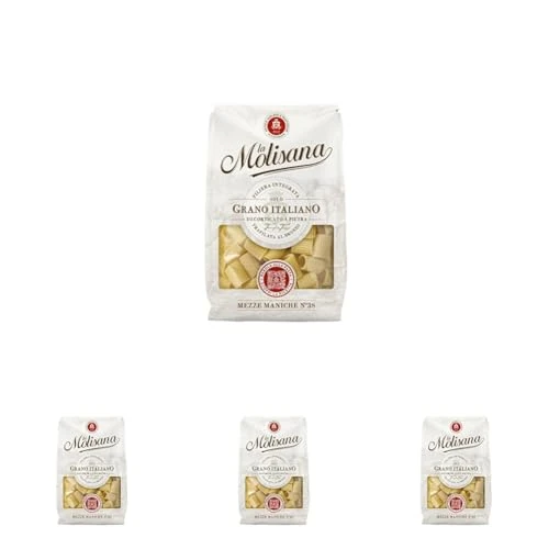 Offerta a tempo: La Molisana, Mezze Maniche n. 38, Pasta da Solo Grano Italiano - Trafilata al Bronzo, Ruvida e Tenace con Eccellente Tenuta in Cottura - Confezione da 2000 g - 47% da 5.96 € a 3.16 €