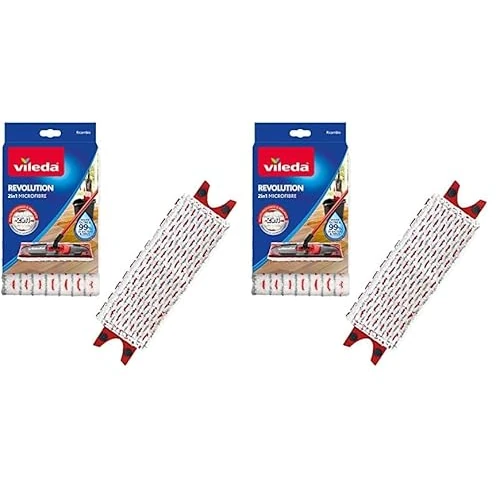 Offerta a tempo: Vileda Revolution Panno Ricambio | Confezione da 2 | Adatto per Revolution e Revolution — 30% da 11,98 € a 8,40 €