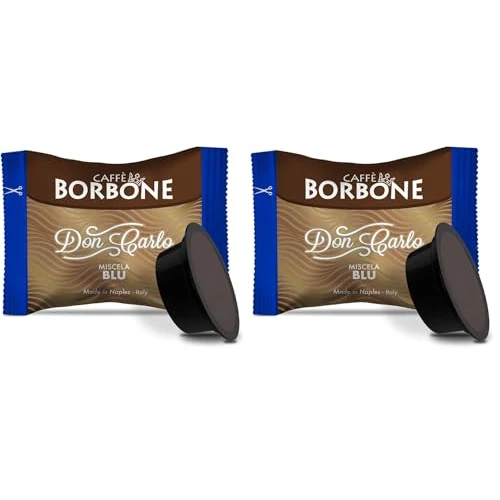 Offerta a tempo: Caffè Borbone Don Carlo, Miscela Blu - 100 Capsule - Compatibili con le Macchine ad uso domestico Lavazza* A Modo Mio* (Confezione da 2) - 21% da 49.72 € a 39.16 €