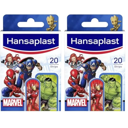 Hansaplast Hansaplast Kids Marvel 20Uni 1 g (Paquete de 2)