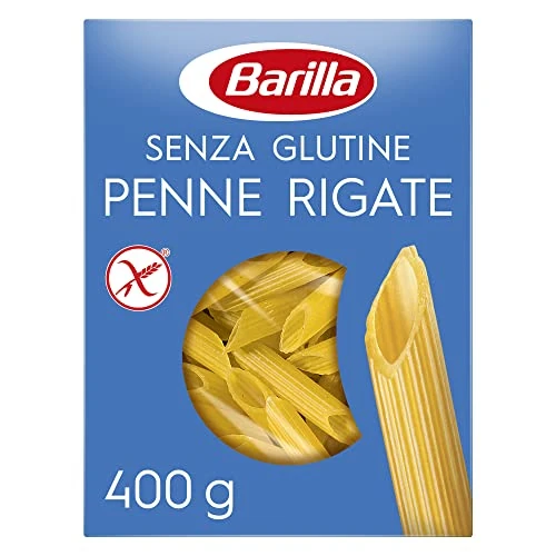 Offerta a tempo: Barilla Pasta Penne Rigate Senza Glutine, Pasta Corta di Mais Bianco, Mais Giallo e Riso Integrale, 400 gr (Confezione da 10) - 39% da 24.60 € a 14.90 €