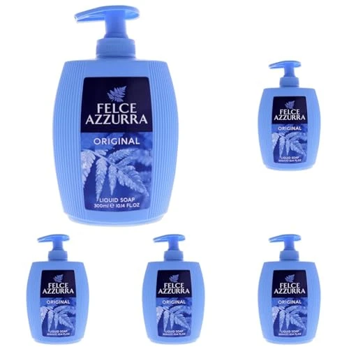 Offerta a tempo: Felce Azzurra Sapone Liquido Classico, 300ml (Confezione da 5) - 50% da 9.95 € a 4.95 €
