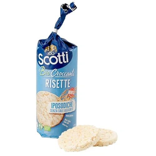 Offerta a tempo: Riso Scotti - Risette Iposodiche - Gallette di Riso Senza Glutine Bio Senza Sale Aggiunto, Alimento Biologico per la Colazione - 130 gr (Confezione da 6) - 17% da 10.74 € a 8.94 €