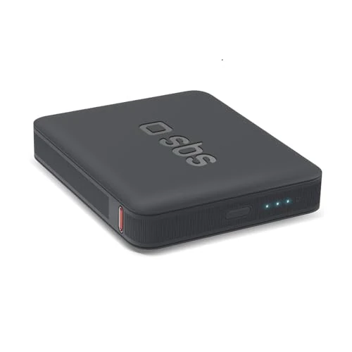 Oferta limitada: SBS NanoTube PowerBank HD, 5000mAh, Intelligent Charge (IC) 10W, Baterie Externa con Carga Rápida, Tecnología de Alta Densidad, USB-C, Cargador Portátil de Viaje, Diseño Compacto, Negro de 14.99 € a 14.99 € (ahorro 0.00%)