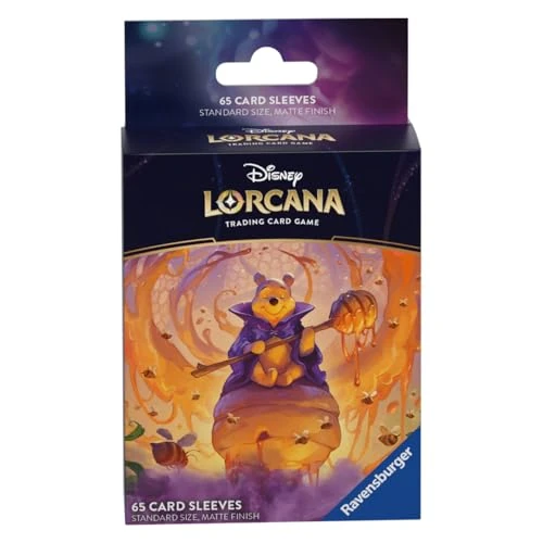 Ravensburger Disney Lorcana TCG Trading Adults and Kids 8 Years Up - Winnie The Pooh 65 Card Sleeves - Set 6: Azurite Sea