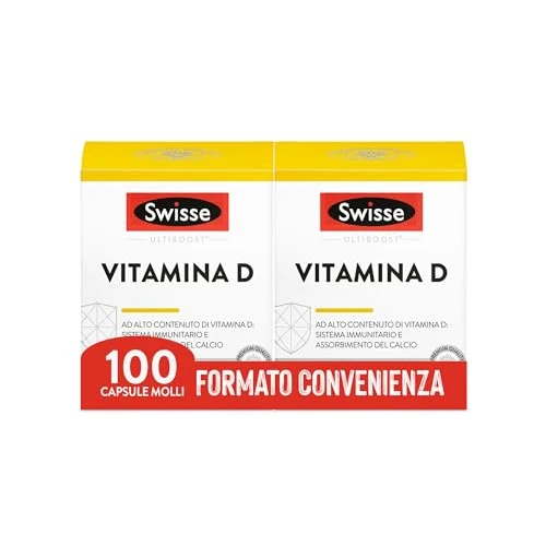 Swisse Vitamine D3, 200 capsules, vitamine D3 200 zachte capsules
