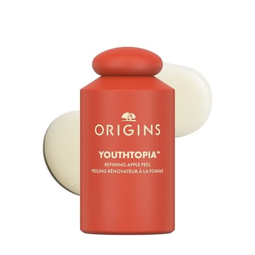 Offre limitée : Origins Youthtopia Peeling rénovateur à la pomme, Affine les pores et lisse la peau, Tonique Hydratant à l’acide glycolique et aux cellules souches de pomme, 100 ml de 38.50 € à 38.50 € (0.00% de remise)