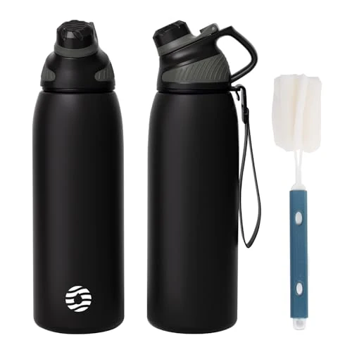 Offre limitée : Fjbottle Gourde Isotherme avec Couvercle Magnétique - 400ml/600ml/800ml/1L/1.5L/1.9L - Bouteille Isotherme Étanche sans BPA, Gourde Inox Bouche Standard, Gourde Enfant pour Sport, Gym, Voyage de 23.99 € à 23.99 € (0.00% de remise)