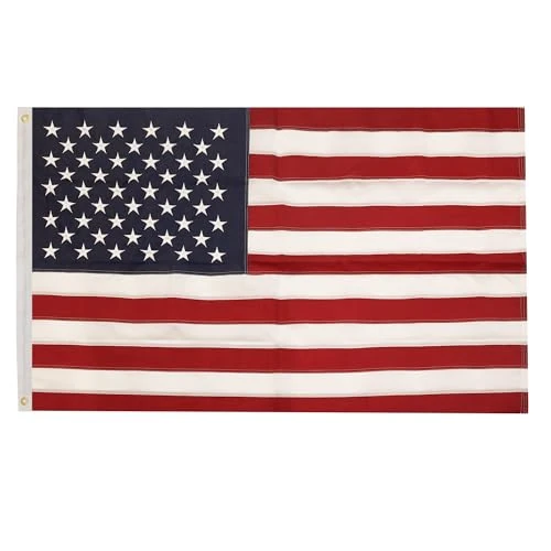 AZ FLAG - United States Flag Premium - 3x5 Ft - Embroidered Stars - Sewn Stripes - For Outdoor - USA - US - American Banner Nylon 20DD with Two Grommets - Vivid Colors - 3' x 5' Feet - 150x90 Cm