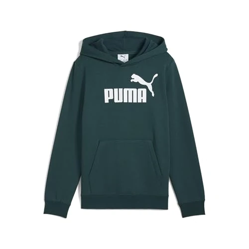 Puma Jungen No. 1 Logo Hoodie FL B Sweatshirt, Green Terrain, 128 EU