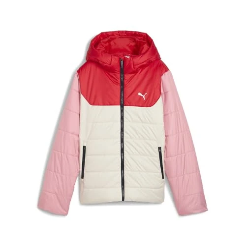 PUMA Unisex Kids Ess gewatteerde jas met capuchon (pak van 1)