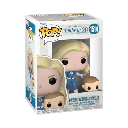 Funko POP! & Buddy Marvel: Fantastic Four - Invisible Woman - Collectable Vinyl Figure - Gift Idea - Official Merchandise - Toys For Kids & Adults - Model Figure for Collectors and Display