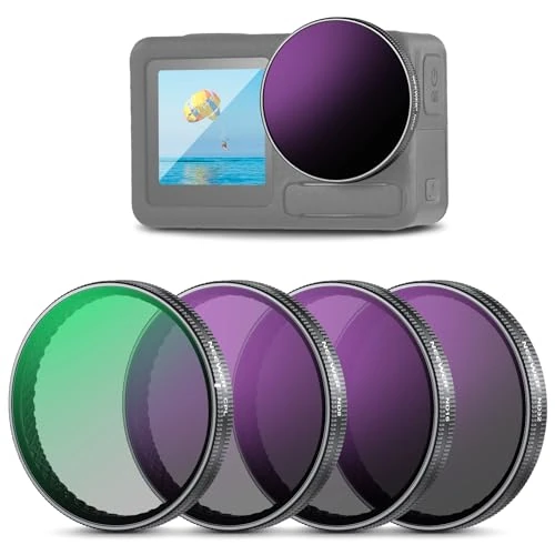 Offerta a tempo: NEEWER Snap On ND Set Filtri Compatibile con DJI Osmo Action 5 Pro/4/3 - 40% da 39.99 € a 23.87 €