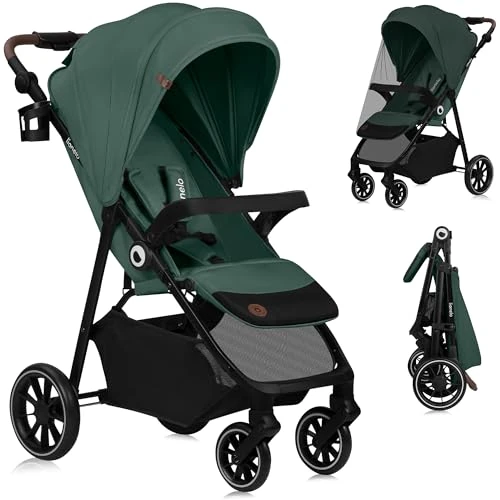 Offerta a tempo: LIONELO EMMA ONE Passeggino laggero per Bambini fino a 22 kg, Compatti con Posizione nanna, Ruote Piroettanti 360° e Assorbimento, Pieghevole Veloce, Schienale e Poggiapiedi Regolabili Tettuccio XXL - 38% da 159.99 € a 99.99 €