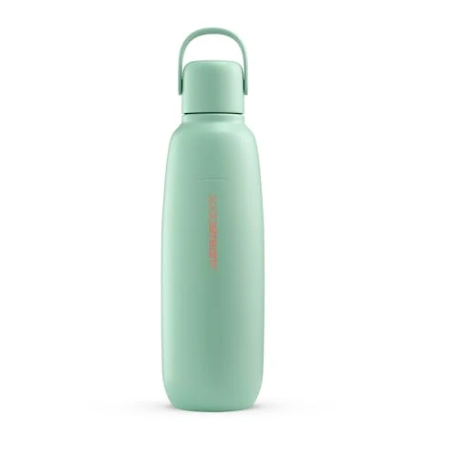 Limited-time offer: SodaStream Fizz & Go Cool, Stainless Steel Carbonated Water Bottle 0.9L, Insulated Metal Bottle for Sparkling Water, Compatible with TERRA, ART, ENSO & More in Mint Green from 29.99 £ to 29.99 £ (save 0.00%)