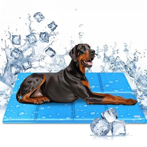 Tijdelijke aanbieding: Nobleza Koelmat voor extra grote honden, 140 x 90 cm, koelmat voor huisdieren, hondenbed, zomer, zelfkoelend, niet giftig, XXXL van 48.15 € naar 48.15 € (0.00% korting)