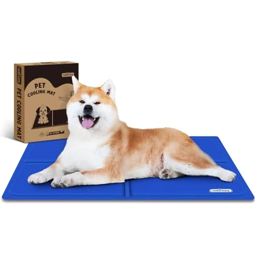 Offre limitée : Nobleza Tapis Rafraichissant Chien XXL, 120 * 80cm, Tapis Refroidissement pour Chien, Gel Non-Toxique, Lit pour Animale Idéal en Été, Bleu de 52.99 € à 16.14 € (69.54% de remise)