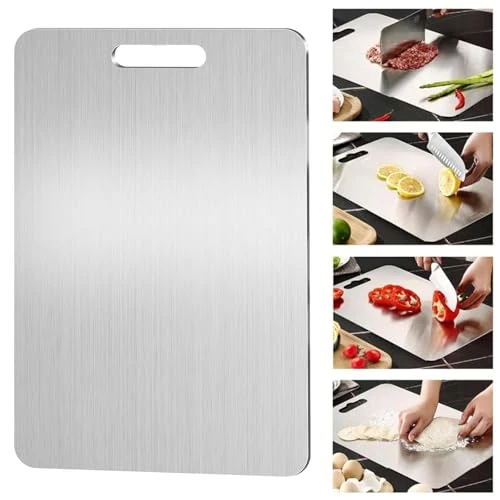 Offre limitée : Pavlleen Planche à Découper en Titane,Yamato Titanium (39 * 28cm) de 18.99 € à 18.99 € (0.00% de remise)
