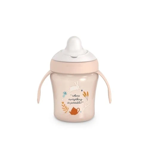 Offerta a tempo: Suavinex, Tazza di apprendimento con beccuccio rigido. Bicchiere da bambino anti perdite con coperchio pieghevole e manici. Lavabile in lavastoviglie. Trainer Cup 200 ml. Bicchiere Bambino e Infatti+6 - 18% da 9.80 € a 8.01 €