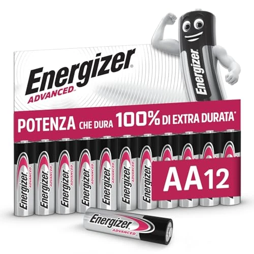 Limited-time offer: Energizer Advanced AA Batteries (12 Pack) - 1.5V Alkaline - up to 100% Longer Lasting - Ideal for High-Drain Devices - 0% Plastic Packaging - 10 Year Shelf Life [Amazon Exclusive] from 7.49 £ to 6.37 £ (save 15%)