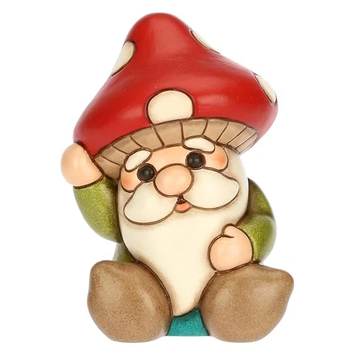 Oferta ograniczona: THUN - Oliver z ceramicznym kapeluszem w kształcie grzyba, 6,3 x 5,7 cm, wysokość 9,4 cm, kolekcja zimowa Zaczarowana z 108.41 EUR na 108.41 EUR (znizka 0%)