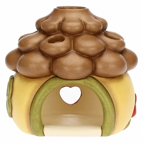 Offerta a tempo: THUN, Porta Tea-Light, Casetta a Forma di Pigna in Ceramica, Linea Inverno Incantato, Accessorio tè da Collezione per Cucina, Idea Regalo per Natale, 10.8 x 10.6 x 10.1 cm - 45% da 44.90 € a 24.49 €