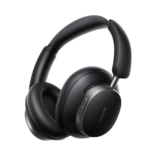 UGREEN Studio Pro Headphone Wireless Active Noise Cancelling Bluetooth 6.0 Over-ear Earphone with Hi-res LDAC,Hybrid ANC,5 Mic,Clear Call,120H Playtime,Spatial Audio,EQ in App,Dual Link,Music Sharing