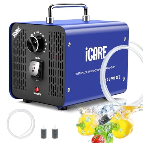 Oferta ograniczona: Generator ozonu do wody i powietrza, 45000 mg/h Ozonowy oczyszczacz powietrza Eliminator zapachów z timerem do łazienki, kuchni, zwierząt domowych, samochodów, dymu, wody, owoców, warzyw z 99.99 EUR na 68.39 EUR (znizka 32%)