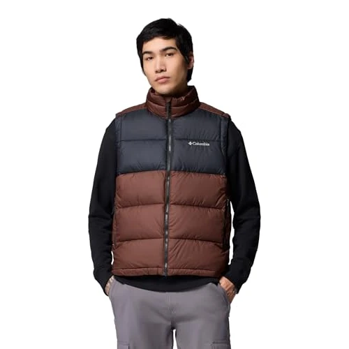 Columbia Pike Lake II Vest, Riflettente Thermarator riciclato, Resistente all'acqua, Tasca interna di sicurezza, Tasche con cerniera, Protezione per il mento - da uomo