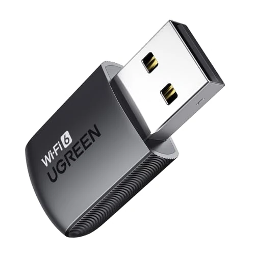 Tijdelijke aanbieding: UGREEN WLAN Stick AX900 WiFi 6 WLAN Adapter PC Dual Band 2.4G/5.8GHz, Internet Stick met ingebouwd stuurprogramma, WPA3-SAE-codering, Compatibel met Windows 11/10. van 13.91 EUR naar 10.99 EUR (korting 21%)