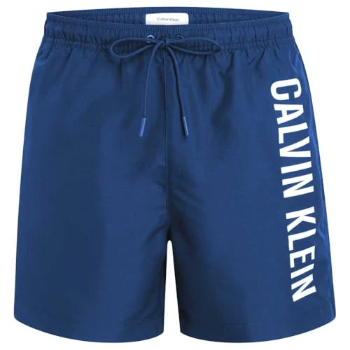 Offerta a tempo: Calvin Klein Uomo Pantaloncino da Bagno Medium Drawstring con Coulisse, Blu (Patch of Blue), XL - 51% da 64.90 € a 32.00 €