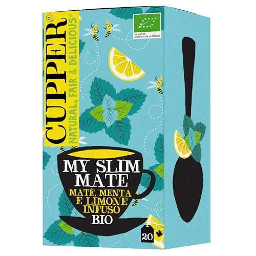 Offre limitée : CUPPER - 20 sachets d'infusions écologiques Taille de guêpe - Propriétés purifiantes et diurétiques - Contient du mat, de la menthe et du citron - Convient aux végétaliens de 15.02 € à 15.02 € (0.00% de remise)