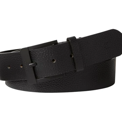 Offre limitee: Calvin Klein Ceinture Homme Classic 4,0 cm Cuir, Noir (Black/Black), 100 cm de 49.90 EUR a 36.81 EUR (economie 26%)