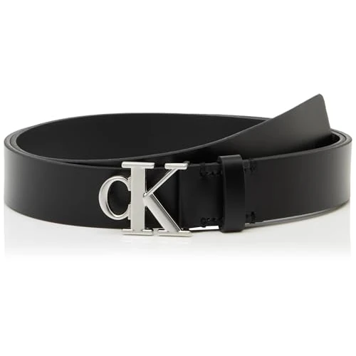 Offre limitée : Calvin Klein Ceinture Femme Monogram Plaque Buckle 3,0 cm Cuir de 33.14 EUR à 33.14 EUR (remise 0%)