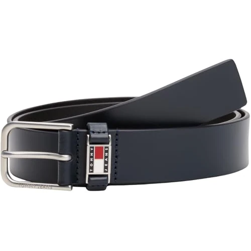 Limited-time offer: Tommy Jeans Men’s 3.5 cm Scanton Belt with Pin Buckle, Blue (Dark Night Navy), 31.5 inches from 40.00 GBP to 31.52 GBP (save 21%)
