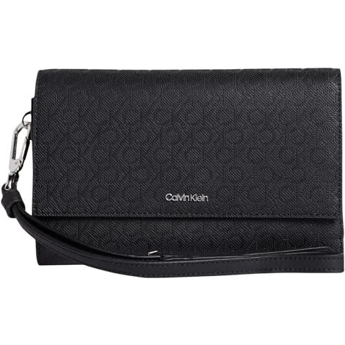 Calvin Klein CK Must LV04F1031G - Carteras Grandes de Tres Pliegues para Mujer, Color Negro (Negro), Talla única, Negro (Negro), Talla única