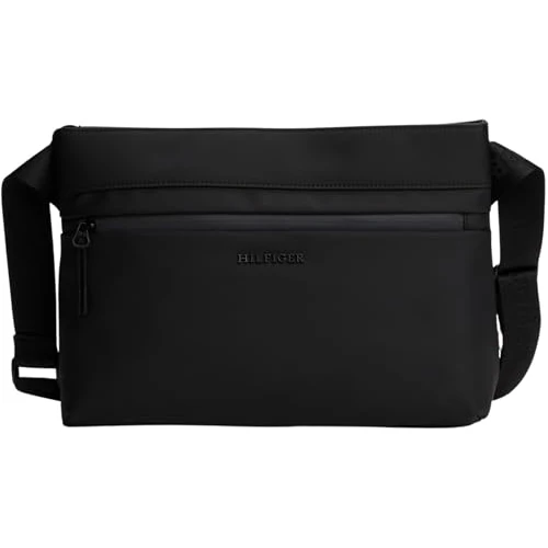 Limitiertes Angebot: Tommy Hilfiger Herren Crossbody Bag Tasche Messenger Mittelgroß, Schwarz (Black), Einheitsgröße von 68.24 EUR auf 68.24 EUR (Spare 0%)