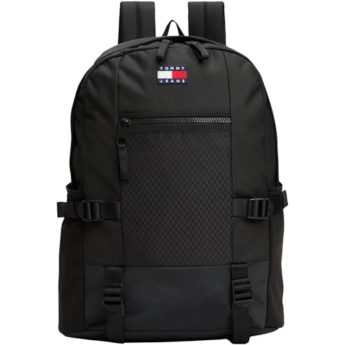 Tommy Jeans Męski plecak archiwalny TJM AM0AM13402, czarny (czarny), jeden rozmiar, czarny (czarny), One Size