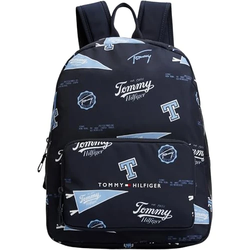 Oferta ograniczona: Tommy Hilfiger Plecak dziecięcy unisex TH ESSENTIAL DRUKOWANY AU0AU01992 plecak, niebieski (Space Blue All Over Print), OS, Niebieski (kosmiczny niebieski nadruk na całej powierzchni), Rozmiar z 184.56 EUR na 184.56 EUR (znizka 0%)