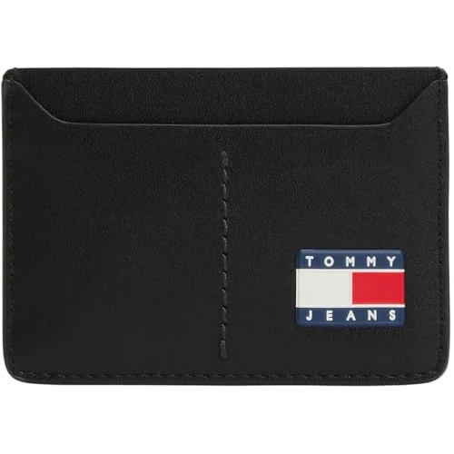 Limited offer: Tommy Jeans Men’s Heritage Leather Card Holder, Black (Black), One Size from 39.81 EUR to 21.50 EUR (save 46%)