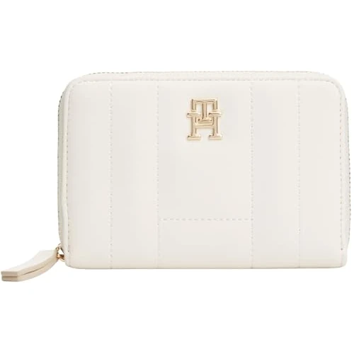 Tommy Hilfiger Women’s Feminine Purse with Zip, Off-White (Ivory Petal), One Size