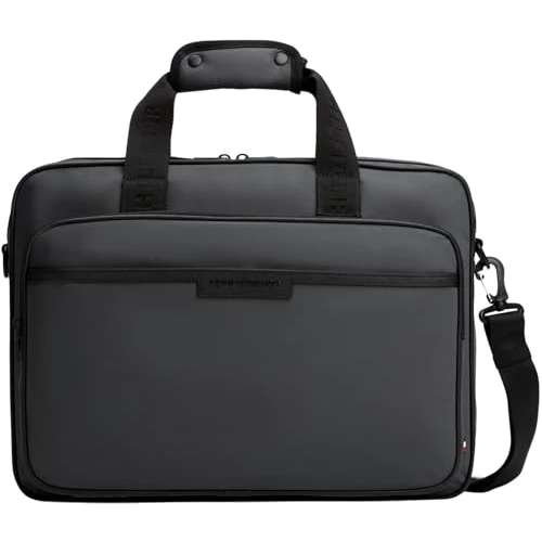 Tijdelijke aanbieding: Tommy Hilfiger Heren TH REPREVE COMPUTER BAG AM0AM13466 computertas, grijs (donkergrijs), OS, Grijs (Donkergrijs), One Size van 73.21 EUR naar 73.21 EUR (korting 0%)