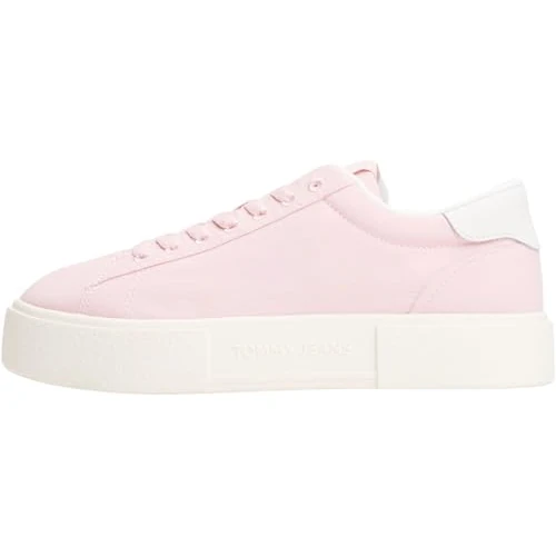 Tommy Jeans Women’s Flatform Trainers, Multicolor (Misty Pink), 4