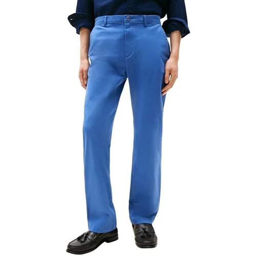 Tijdelijke aanbieding: Tommy Hilfiger Chino voor heren, Blauw (Angorablue), 35W / 36L van 51.91 € naar 51.91 € (0.00% korting)