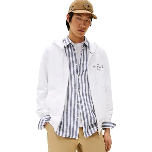 Oferta ograniczona: Tommy Hilfiger Bluza z kapturem z zamkiem błyskawicznym Mężczyźni Hilfiger Stacked Hooded Zip Th Mw0mw39375 z 339.99 EUR na 339.99 EUR (znizka 0%)