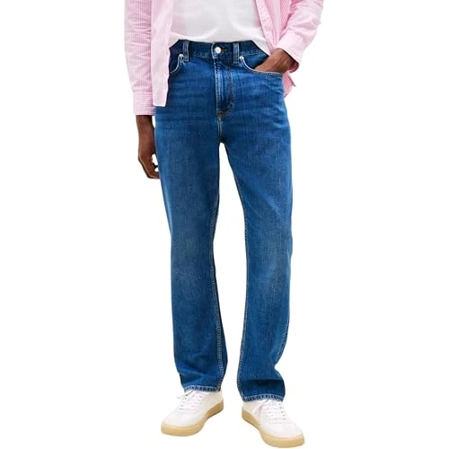 Tommy Hilfiger Uomo Jeans Regular Mercer Regular Fit, Blu (Cobalt Blue), 36W/29L